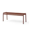 Palissade Bench, iron red fra Hay