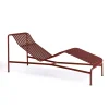 Palissade Chaise Longue, iron red fra Hay