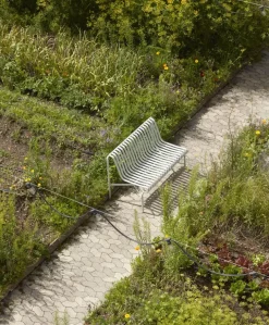 Palissade Dining Bench uden armlæn, hot galvanised fra Hay