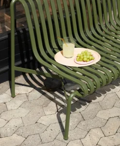 Palissade Dining Bench uden armlæn, sky grey fra Hay