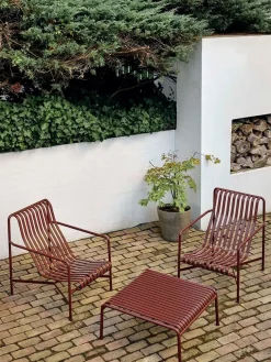 Palissade Lounge Chair High, sky grey fra Hay