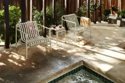 Palissade Lounge Chair Low, olive fra Hay