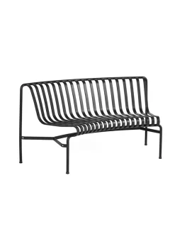 Palissade Park Dining Bench, in, iron red fra Hay