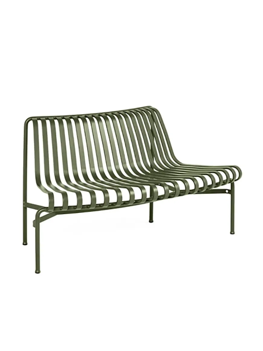 Palissade Park Dining Bench, out, antracit fra Hay