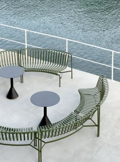 Palissade Park Dining Bench, in, antracit fra Hay