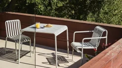 Palissade Table 90x82, iron red fra Hay