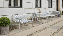 Palissade Table 90x82, sky grey fra Hay