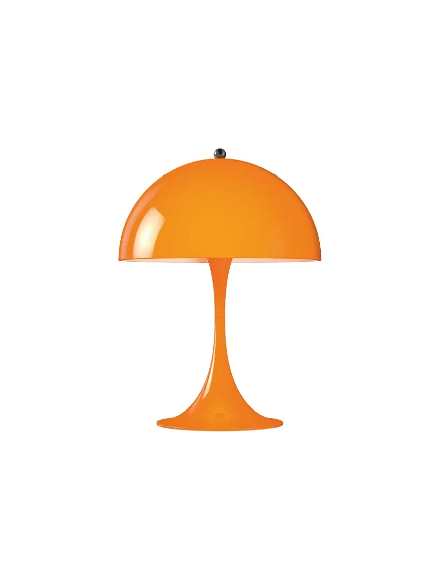 Panthella 250 bordlampe, krom af Verner Panton