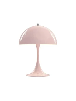 Panthella 250 bordlampe, krom af Verner Panton