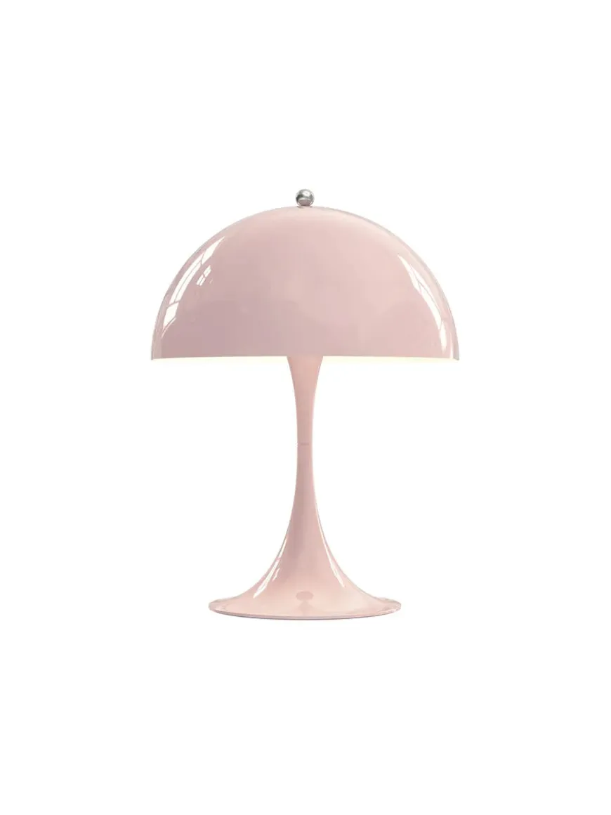 Panthella 250 bordlampe, krom af Verner Panton