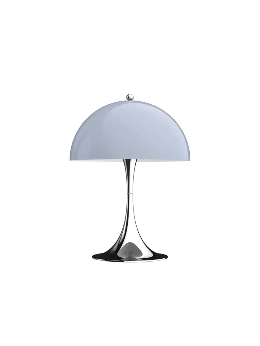 Panthella 250 bordlampe, krom af Verner Panton