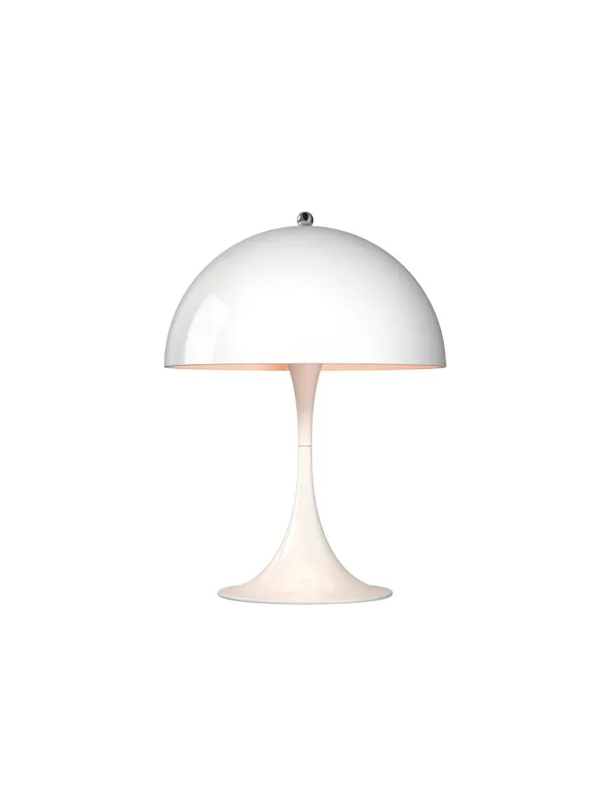 Panthella 250 bordlampe, krom af Verner Panton