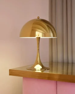 Panthella 320 bordlampe, opal af Verner Panton