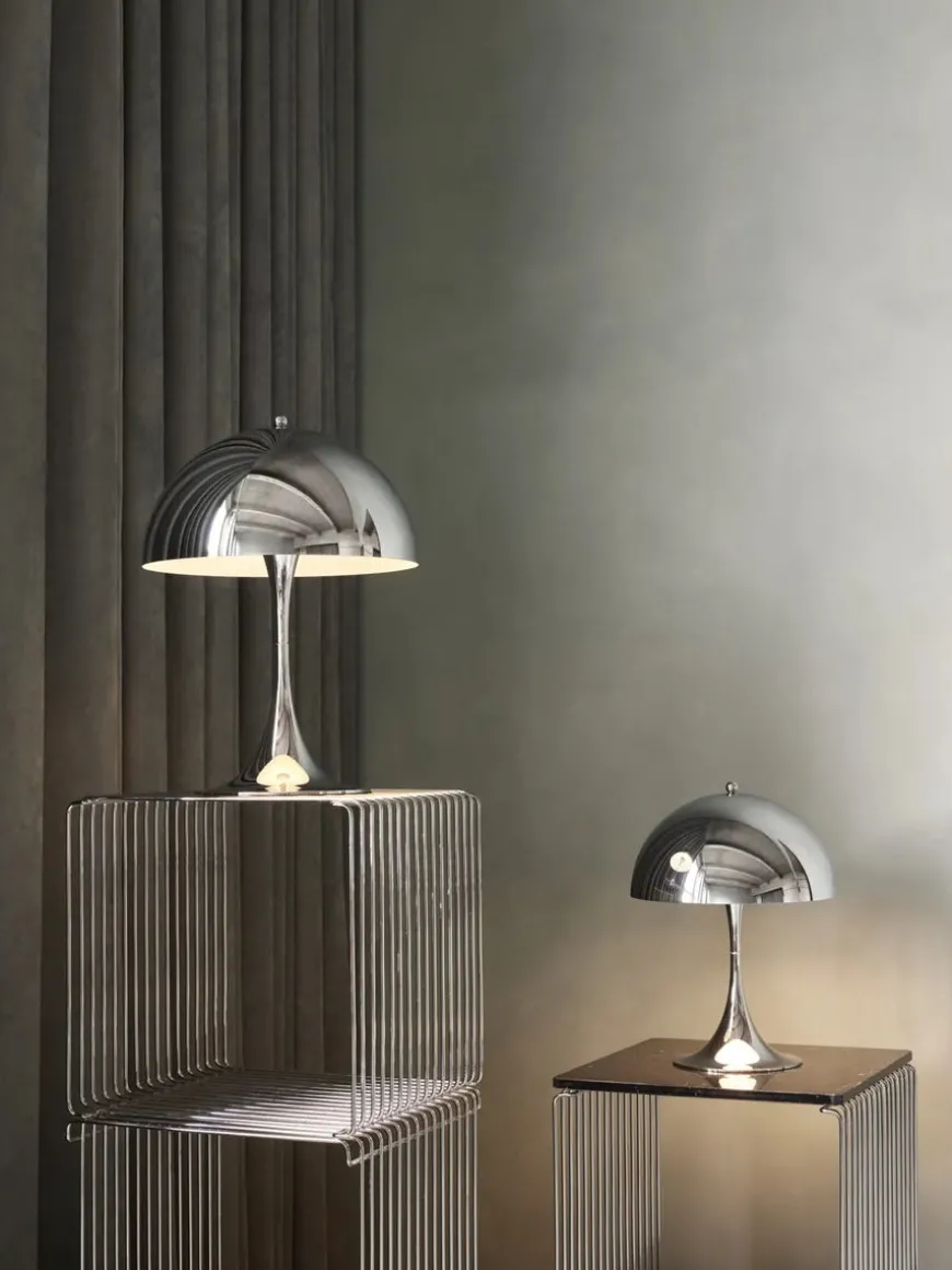 Panthella 250 Bordlampe, pale rose opal af Verner Panton