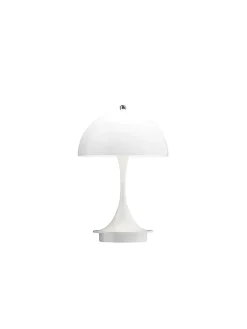 Panthella 160 Portable V3, chrome beige af Verner Panton