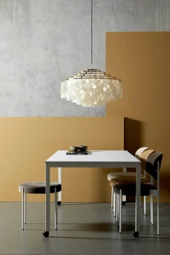 Panton Move spisebord, Black af Verner Panton