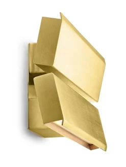 Papilio Double Væglampe, browned brass fra Anour