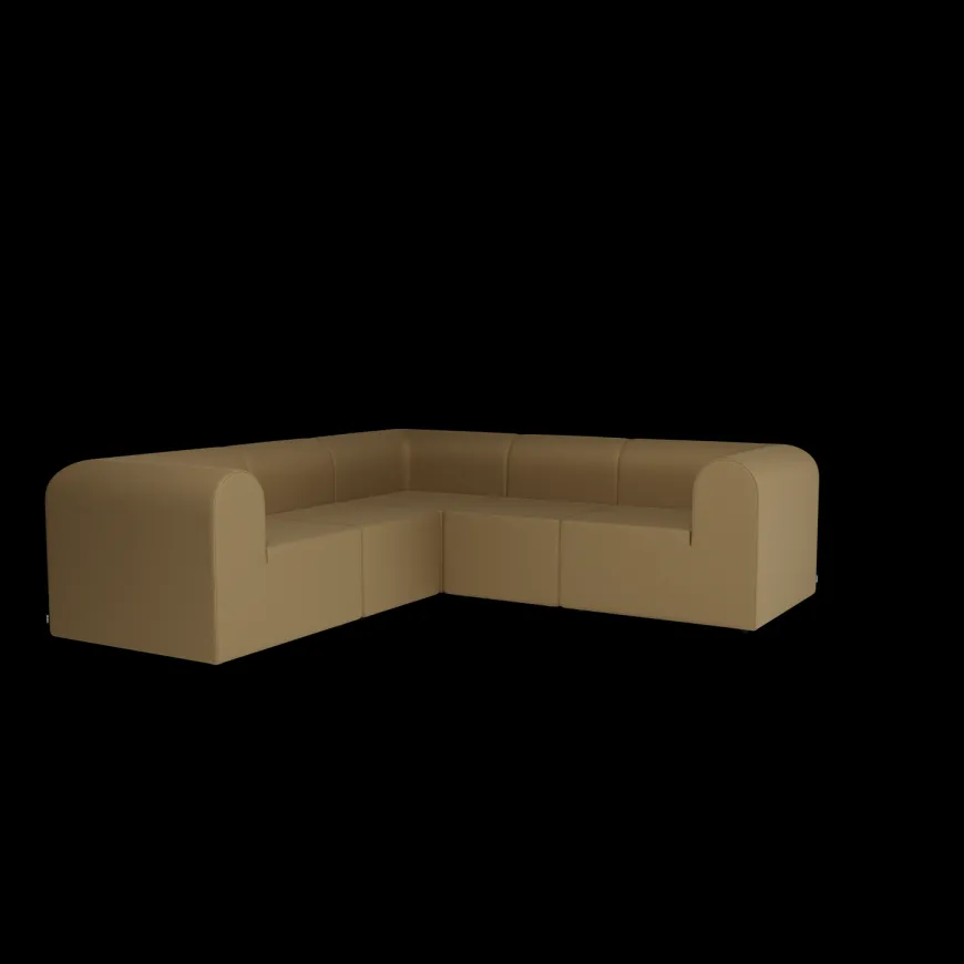 Paradigm 4-personers sofa med armlæn fra Montana