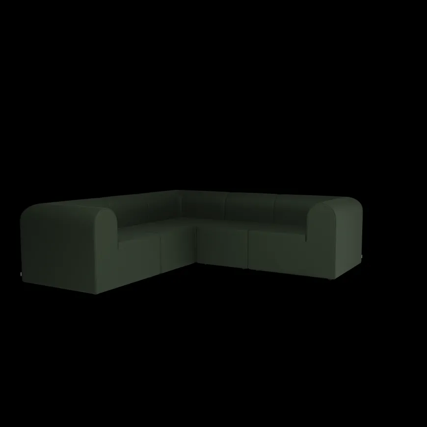 Paradigm 4-personers sofa med armlæn fra Montana