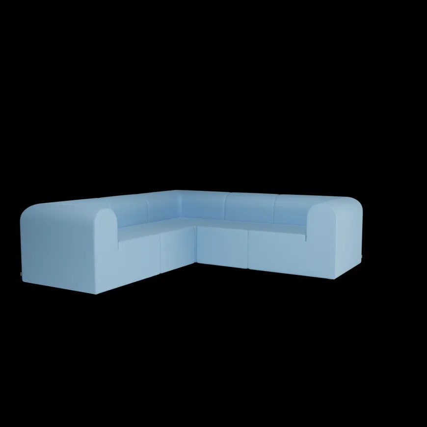 Paradigm 4-personers sofa med armlæn fra Montana