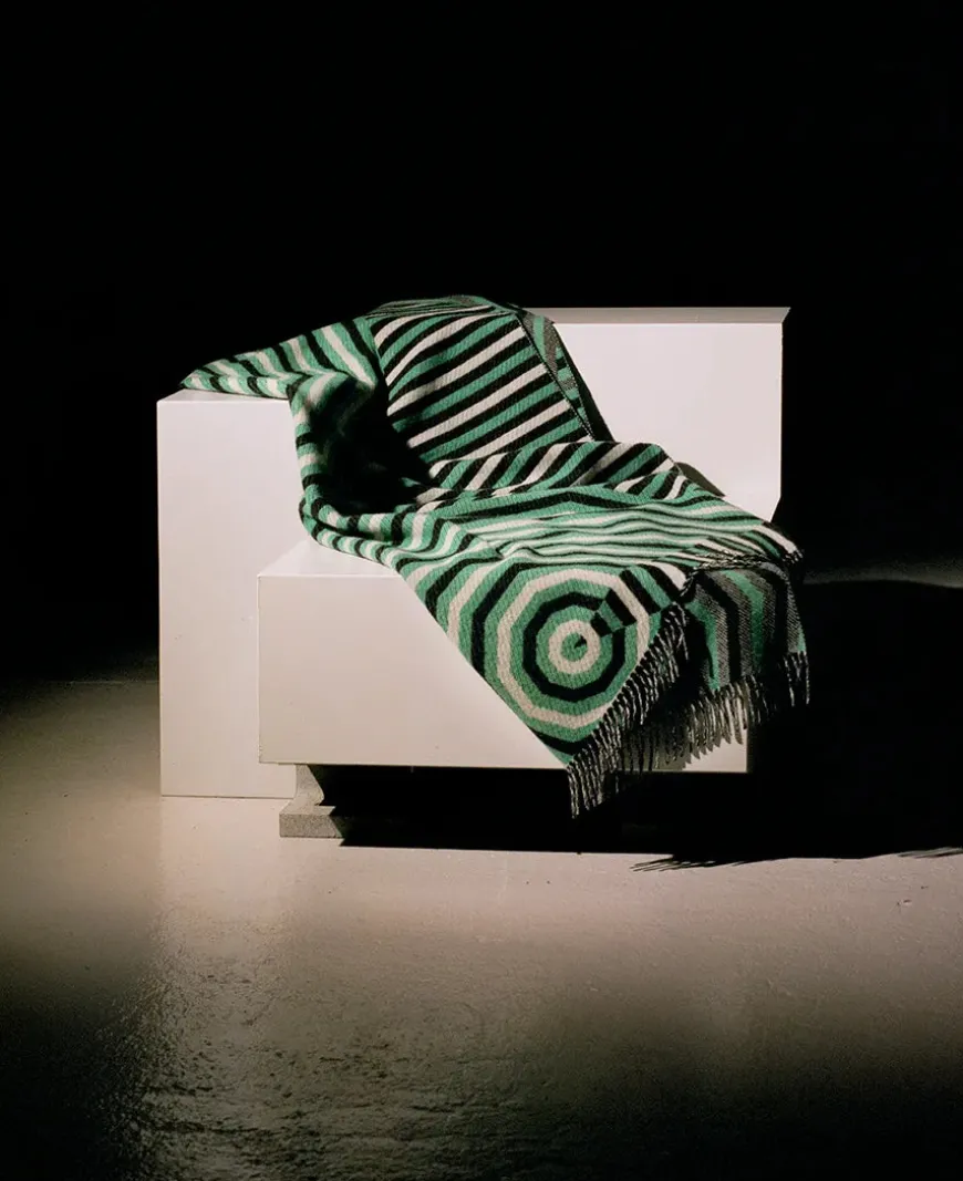 Patch Plaid, white/deer/onyx fra raawii