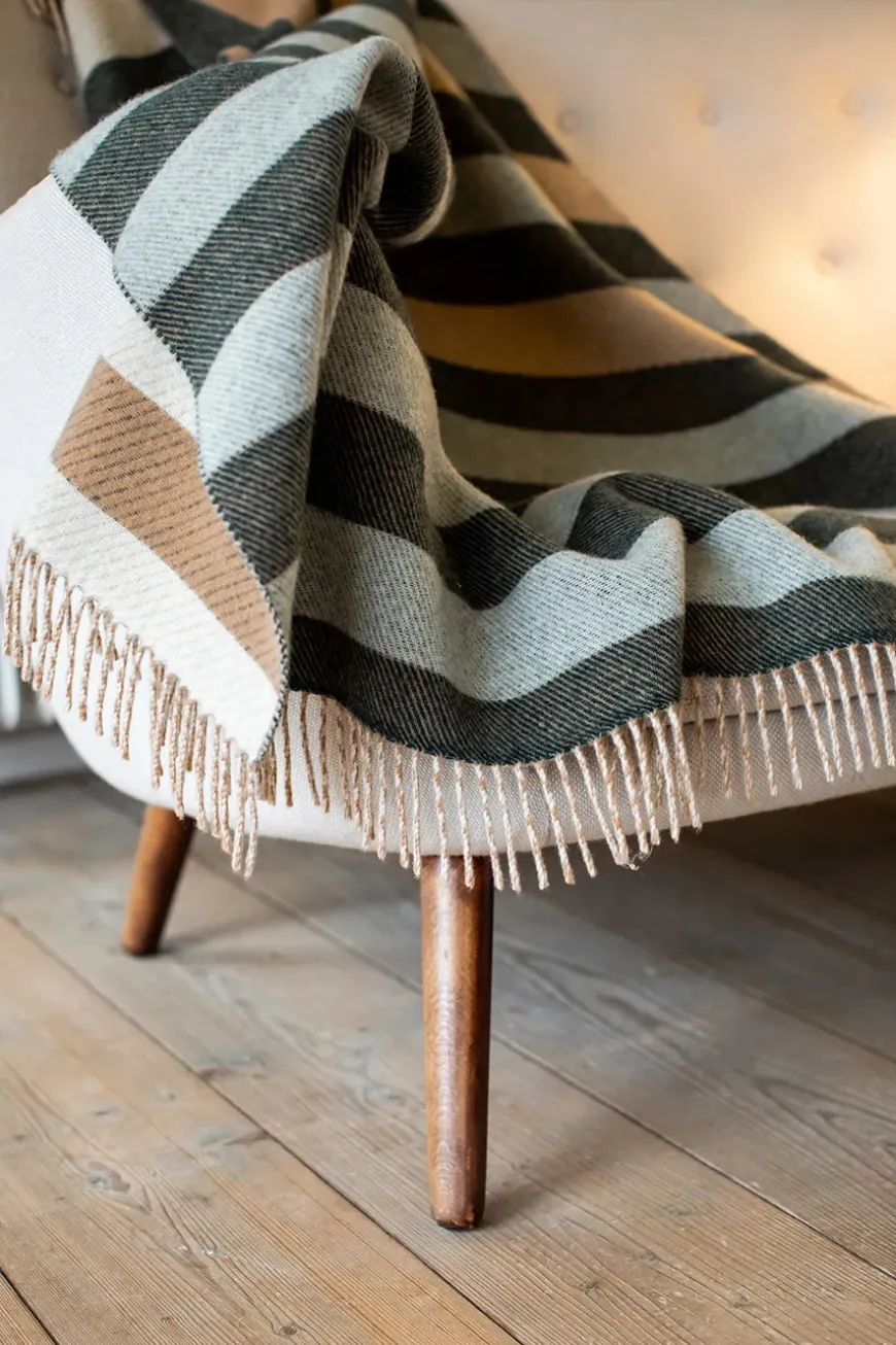 Patch Plaid, white/deer/onyx fra raawii