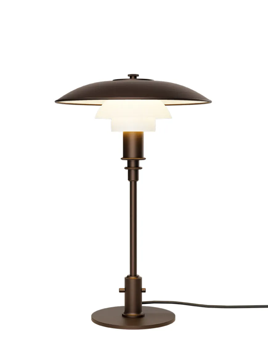 PH 3/2 Bordlampe, Aged Brass fra Louis Poulsen