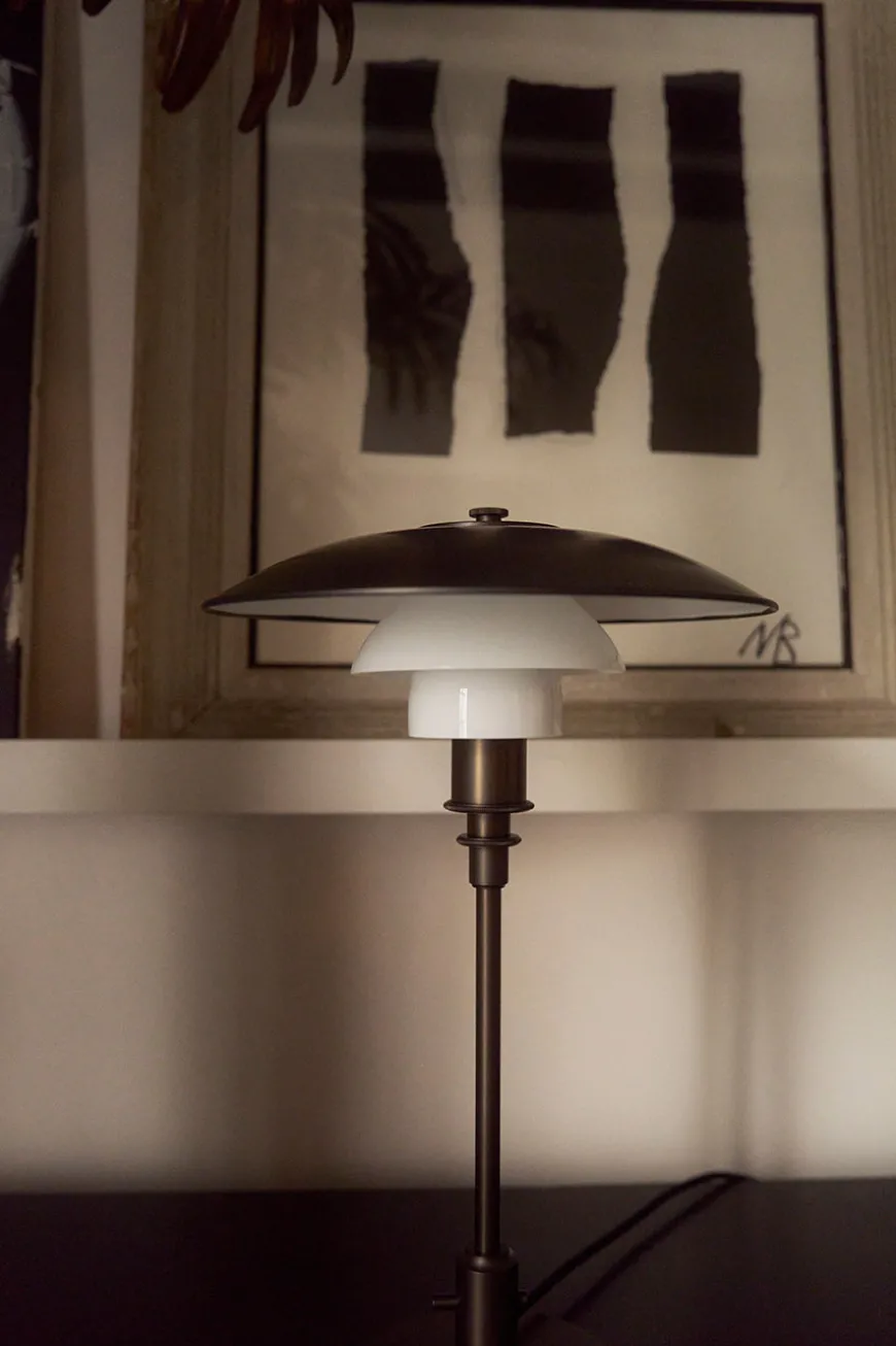 PH 3/2 Bordlampe, Aged Brass fra Louis Poulsen