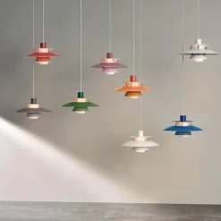 PH 5 Mini Pendant, Monochrome Burgundy af Poul Henningsen