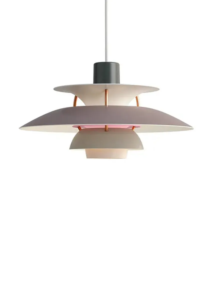 PH 5 Mini Pendant, Monochrome Pale Blush af Poul Henningsen