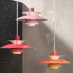 PH 5 Mini Pendant, Monochrome Pale Blush af Poul Henningsen