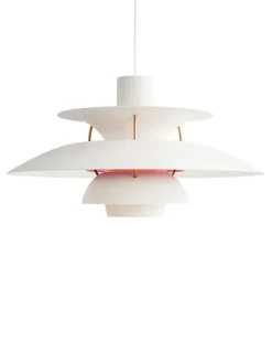 PH 5 Pendant, Monochrome Burgundy af Poul Henningsen