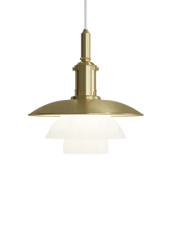 PH 3/3 pendel, messing/opalt glas, limited edition 2022 af Poul Henningsen