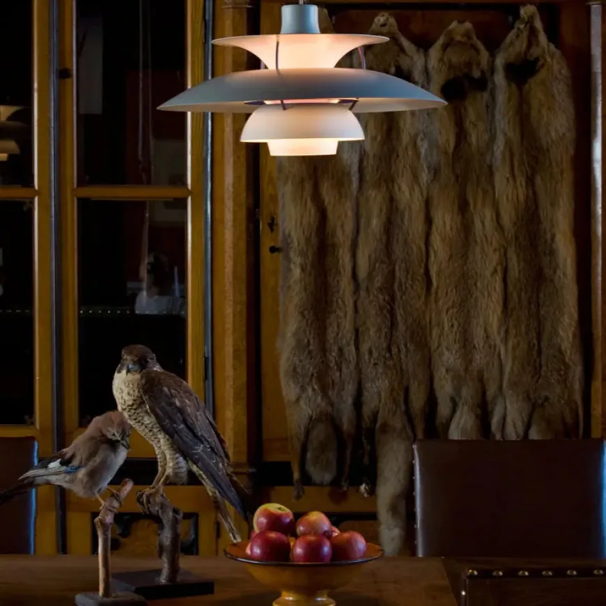 PH 5 pendel, Pastel Blue Rose Peach af Poul Henningsen