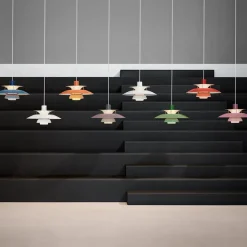 PH 5 pendel, Pastel Blue Rose Peach af Poul Henningsen