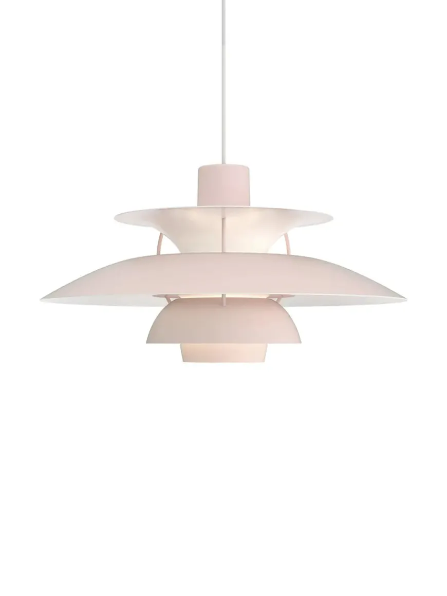 PH 5 pendel, Pastel Blue Rose Peach af Poul Henningsen