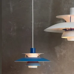 PH 5 pendel, Pastel Oyster Blue Rose af Poul Henningsen