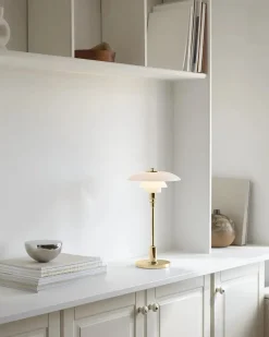 PH 2/1 Portable Bordlampe, krom fra Louis Poulsen