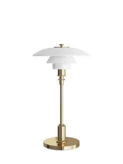 PH 2/1 Portable Bordlampe, krom fra Louis Poulsen