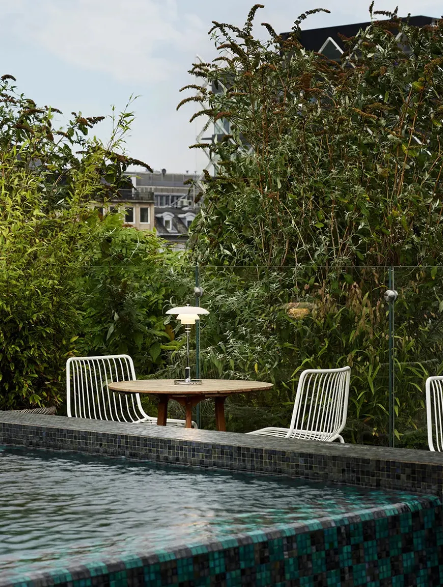 PH 2/1 Portable Bordlampe, messing fra Louis Poulsen