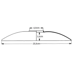 PH Bombardementskrone glas overskærm med 4 balanceringe fra Louis Poulsen