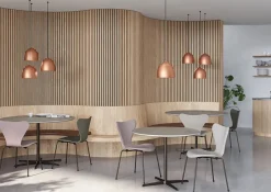 Piet Hein A623 Cafébord, Ø90 cm fra Fritz Hansen