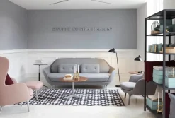 Piet Hein A203 Sofabord, 100 x 100 cm fra Fritz Hansen