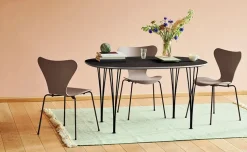 Piet Hein B603 spisebord, 100 x 100 cm fra Fritz Hansen