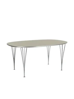 Piet Hein B611 Superellipse spisebord, 135 x 90 cm fra Fritz Hansen