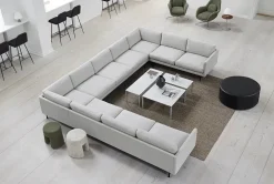 Piloti Bord, hvid carrara fra Fredericia Furniture