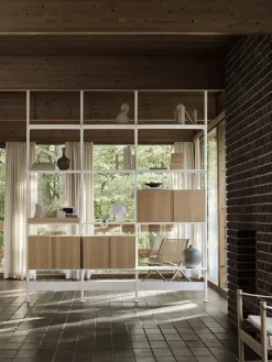 Pira G2 Floor-to-Ceiling Shelving Bundle C fra String