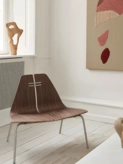 PK23 Lounge Chair, black/steel af Poul Kjærholm