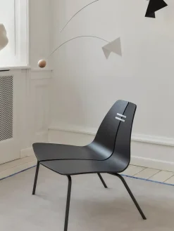 PK23 Lounge Chair, oak/steel af Poul Kjærholm