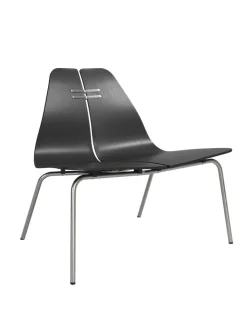 PK23 Lounge Chair, walnut/steel af Poul Kjærholm